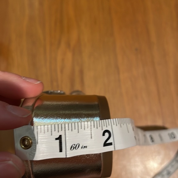 Touch of Nina Gold diamond double strap heel - Picture 7 of 7